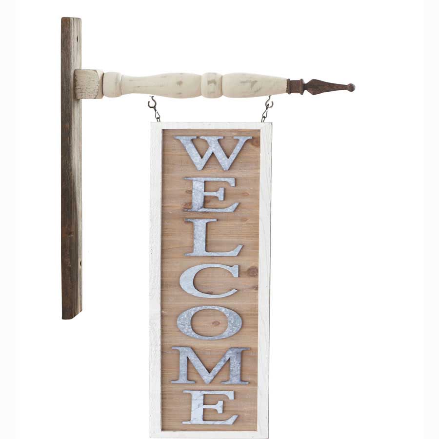 19 Inch Wood & Tin WELCOME Arrow Replacement