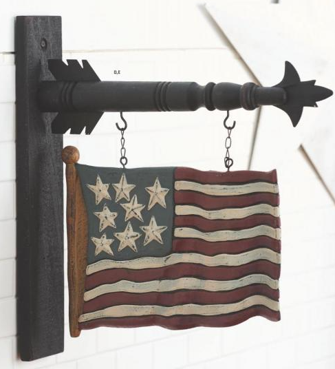 12.5 Inch Resin 8 Star USA Waving Flag Arrow Replacement